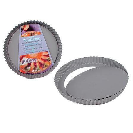 Molde para tarta desmontable acero antiadherente 24 cm Patisse