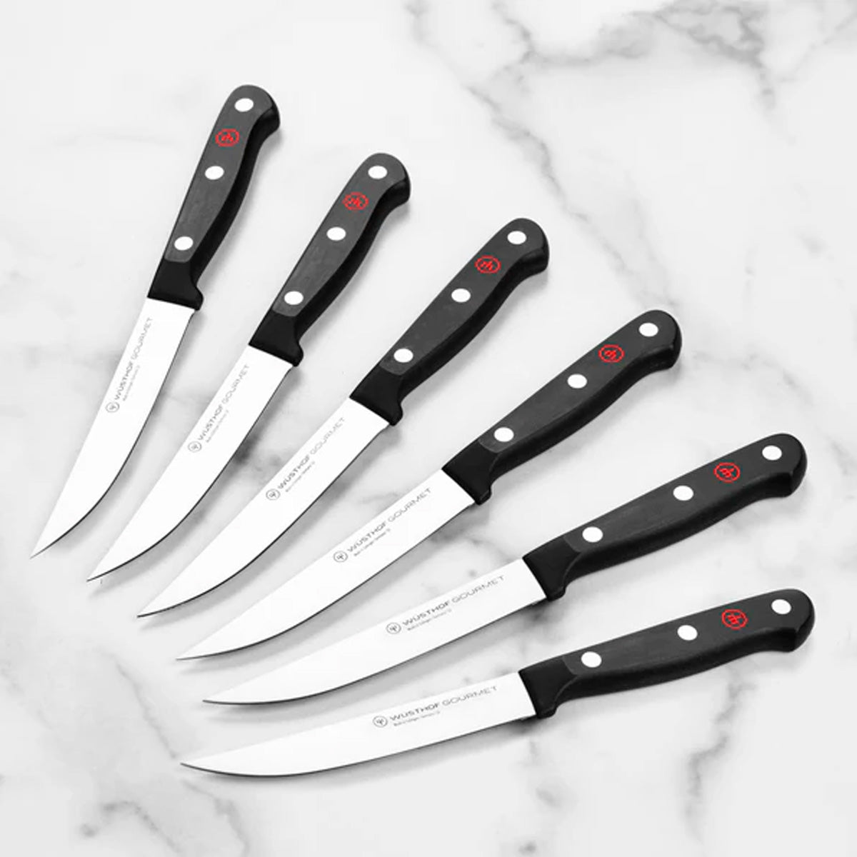 Juego de 6 cuchillos para bistec Gourmet Wusthof