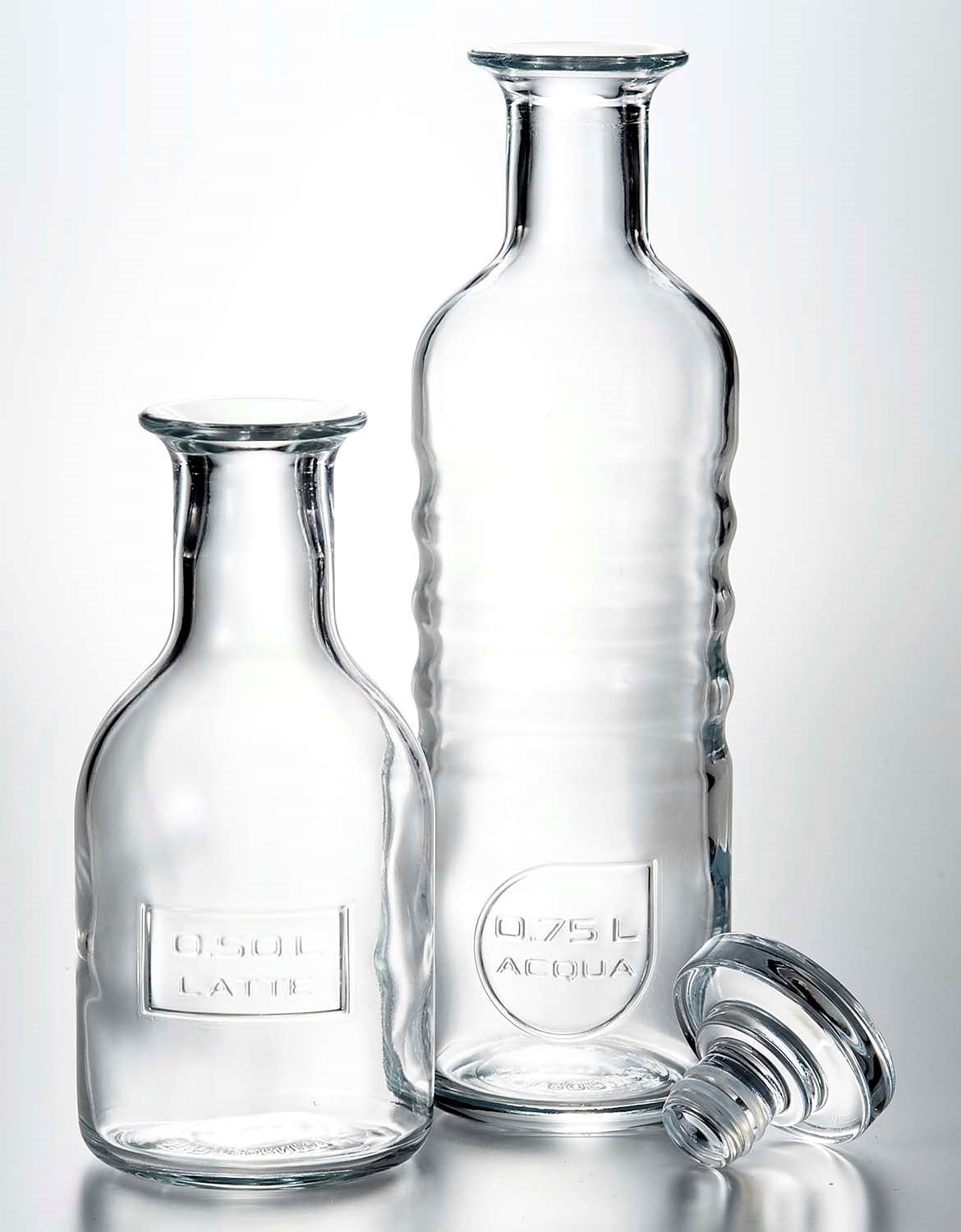 Botella para agua cristalino optima 750 ml Luigi Bormioli