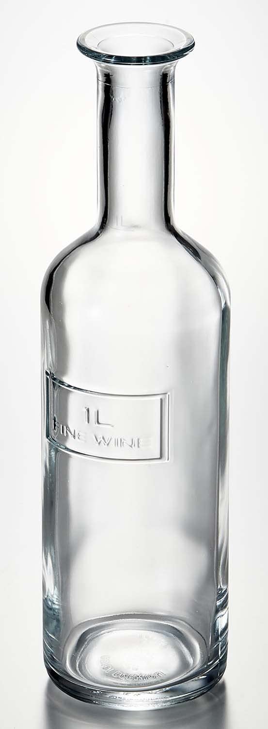Botella optima cristalino 1 L Luigi Bormioli