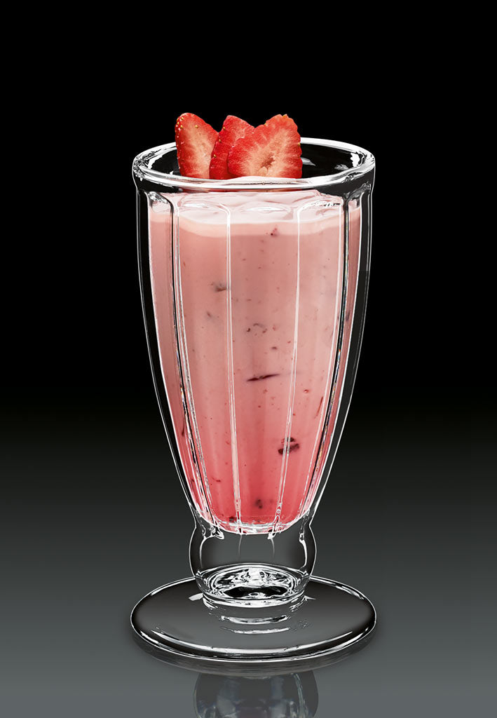 Juego 2 copas para malteada 390 ml thermic Luigi Bormioli