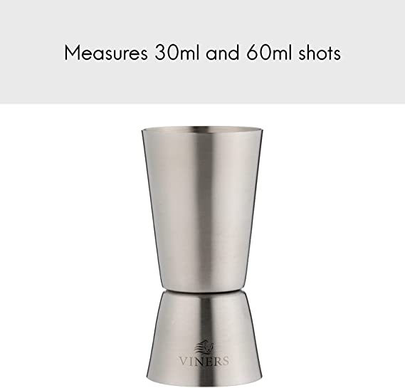 Jigger doble acero 30/60 ml Viners