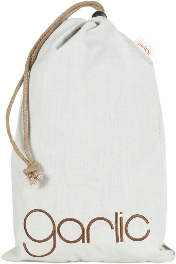 Bolsa fresca para ajos gris 20 x 32 cm Rayen