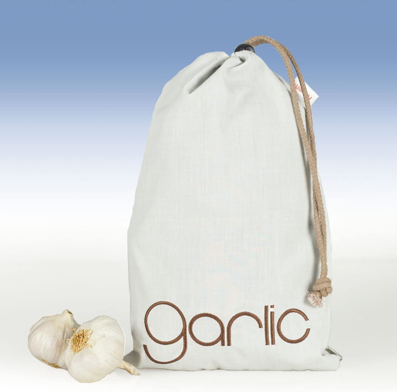 Bolsa fresca para ajos gris 20 x 32 cm Rayen