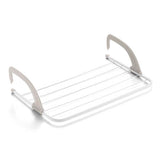 Tendedero Plegable 4m | Acero Inoxidable Blanco | Compacto y Resistente | Rayen