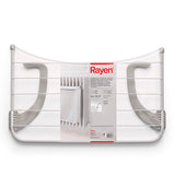 Tendedero Plegable 4m | Acero Inoxidable Blanco | Compacto y Resistente | Rayen