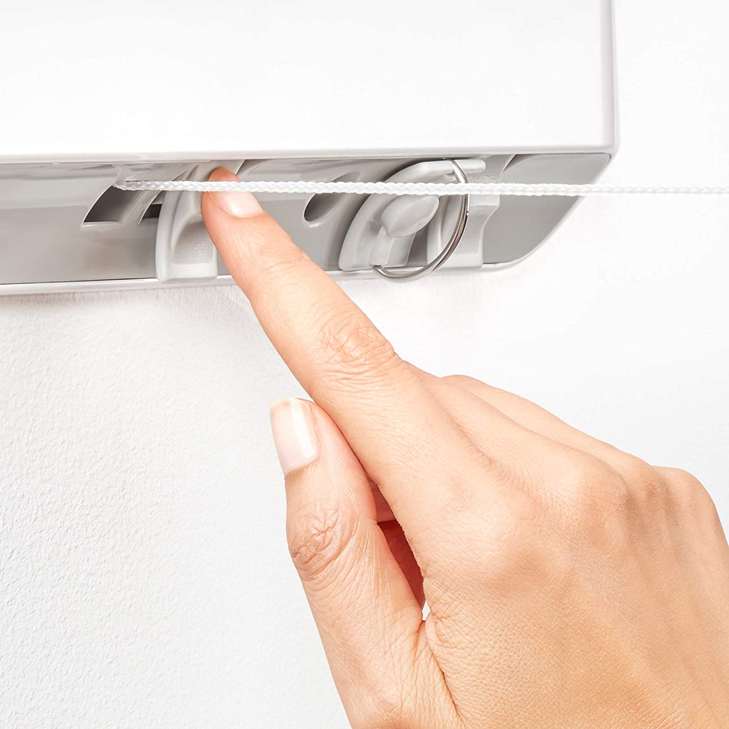 Tendedero Plegable 10m | Resina Blanca | Compacto y Ligero | Rayen