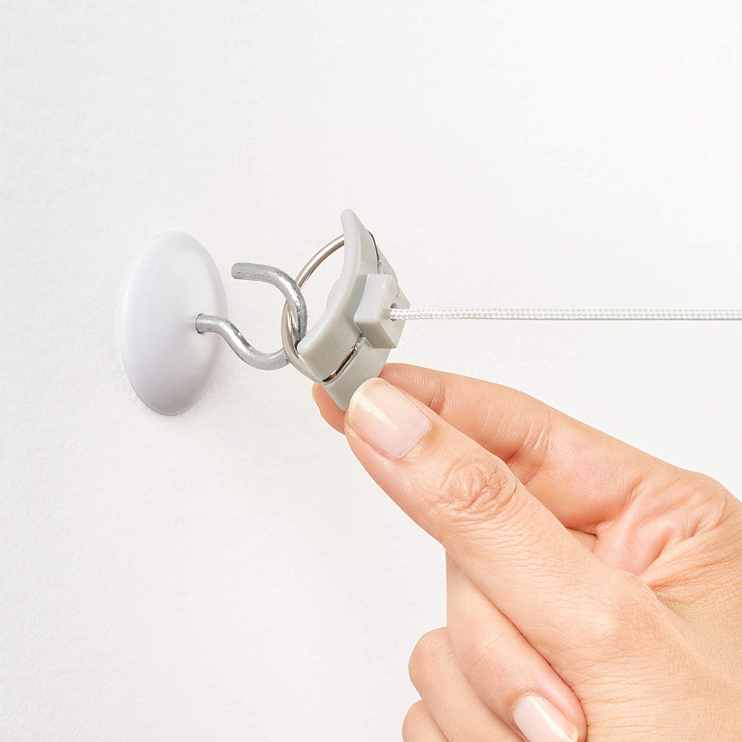 Tendedero Plegable 10m | Resina Blanca | Compacto y Ligero | Rayen