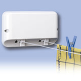 Tendedero Plegable 10m | Resina Blanca | Compacto y Ligero | Rayen