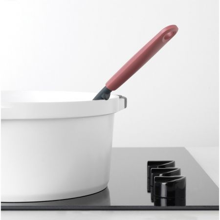 Cuchara con raspador nylon negro/uva Brabantia