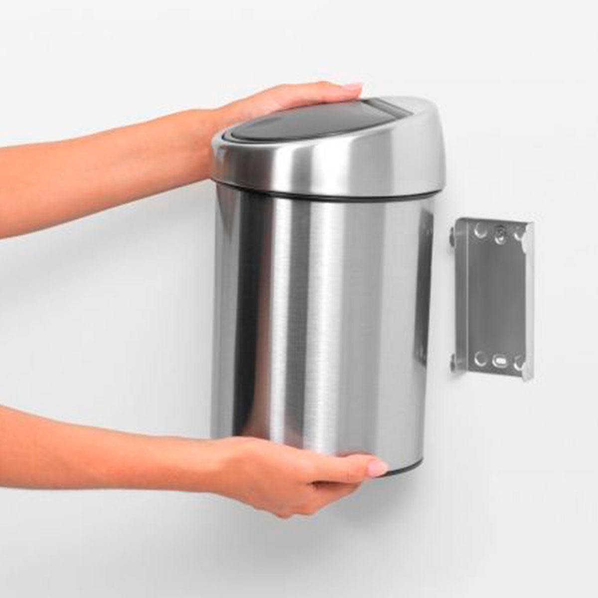 Bote para basura touch bin 3 L acero mate Brabantia