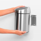 Bote para basura touch bin 3 L acero mate Brabantia