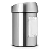 Bote para basura touch bin 3 L acero mate Brabantia