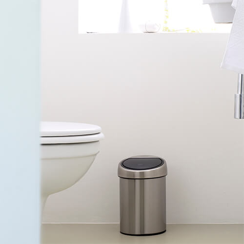 Bote para basura touch bin 3 L acero mate Brabantia