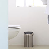 Bote para basura touch bin 3 L acero mate Brabantia
