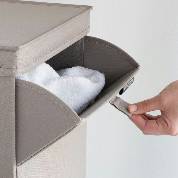 Cajón organizador para ropa apilable gris 35 L Brabantia