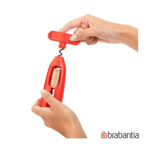 Sacacorchos rojo Brabantia