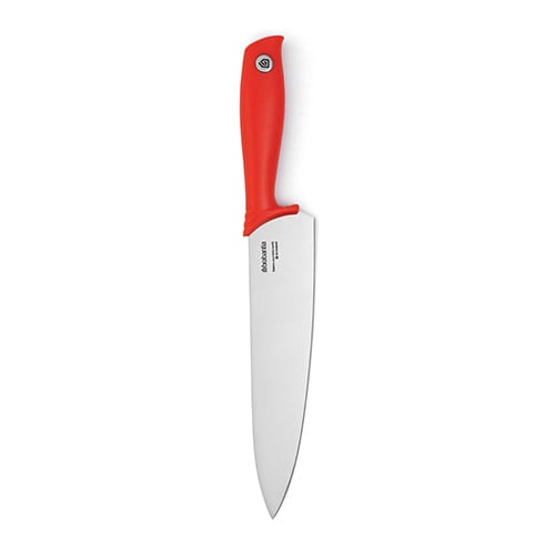 Cuchillo cocinero con mango rojo Brabantia