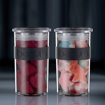 Set de 4 Tarros de plástico de conservación 250 ml Bodum