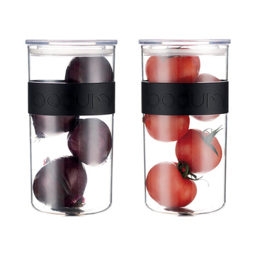 Juego 2 piezas presso contenedor plástico 2 L Bodum