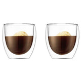 Juego 2 vasos para café doble pared 250 ml Pavina Bodum