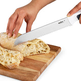 Cuchillo para pan acero inoxidable con funda azul 20 cm Zyliss