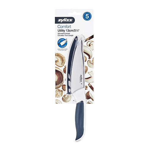 Cuchillo multiusos de acero inoxidable azul 13 cm Zyliss