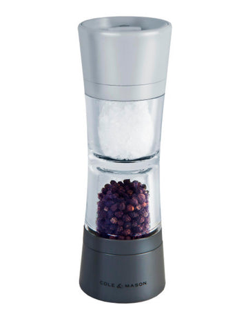 Molino de sal y pimienta duo acrílico 19 cm Cole & Mason