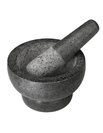 Mortero de granito gris 14 cm Cole&Mason