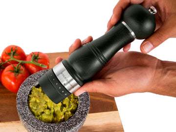 Molino pimienta 6 niveles madera / acero 22 cm Cole & Mason