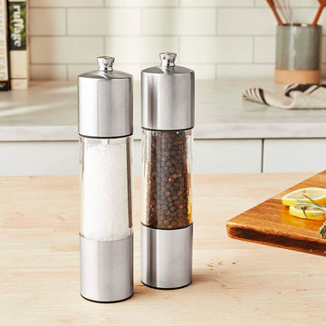 Juego de 2 molinos sal y pimienta acero Cole & Mason