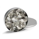 Juego de 9 cortadores de galletas de número Patisse