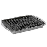 Charola con parrilla incluida aluminio 38 x 29 cm Nordicware