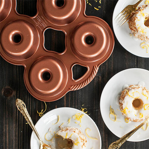 Molde de aluminio cobre mini angel 1.4 L Nordicware