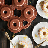 Molde de aluminio cobre mini angel 1.4 L Nordicware