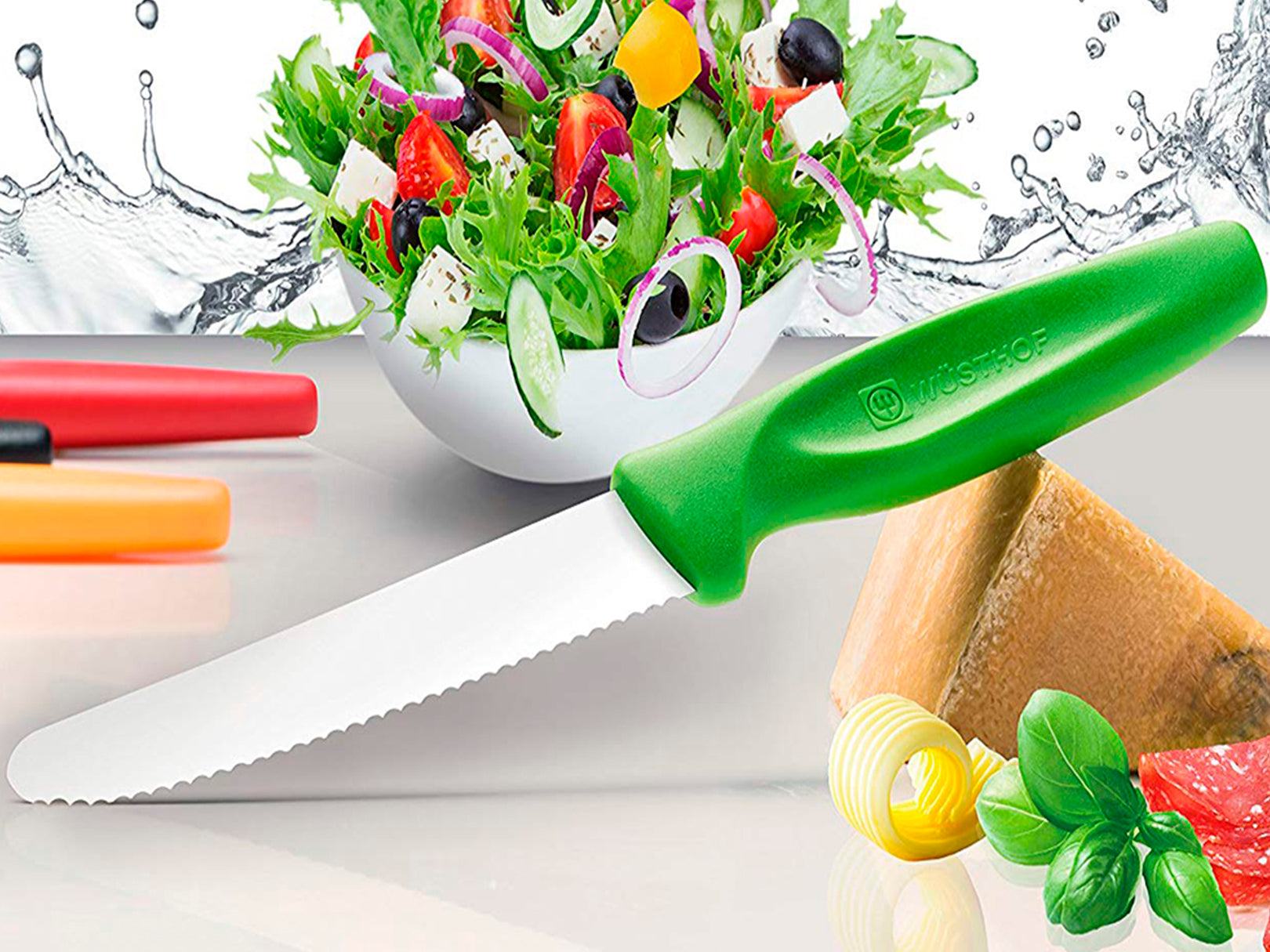 Cuchillo universal acero verde 10 cm Wusthof