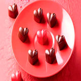 Molde de corazones de silicón 3 x 2 x 2.5 cm Silikomart