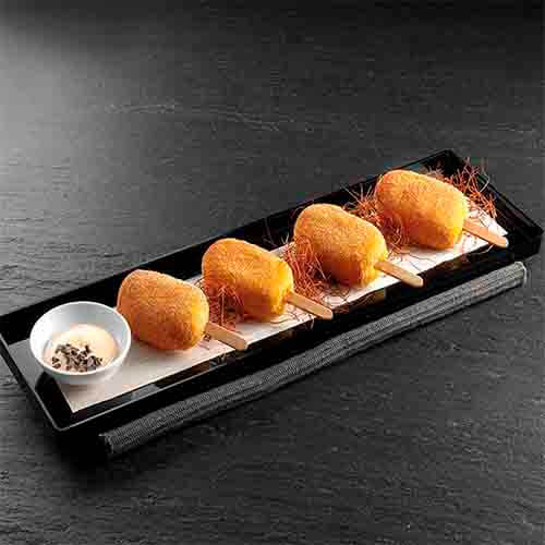 Molde de silicón para 4 mini paletas con palitos de madera 8 x 4 cm Silikomart