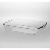 Refractario rectangular vidrio 3.8L borcam Pasabahce