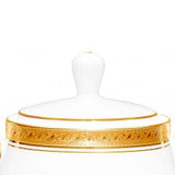 Azucarera con tapa de porcelana Crestwood Gold Noritake