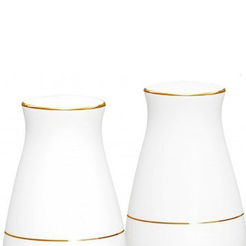 Salero y pimentero de porcelana Crestwood Gold Noritake