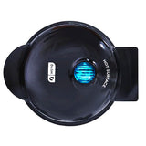 Dash Mini Waflera Tipo Bowl - 10 Cm - Antiadherente - Negro - Compacta y Portátil - Ideal para Desayunos, Regalos o Viajar - Fácil de Limpiar