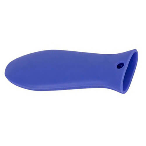 Funda para mango de sartén de silicón azul 14 x 5 cm Lodge