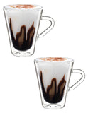 JGO 2 TAZAS CAFE EXPRESS DOBLE PARED CRISTAL