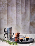 JGO 2 TAZAS CAFE EXPRESS DOBLE PARED CRISTAL