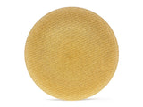Bajo plato vidrio glitter oro 33 cm Luigi Bormioli