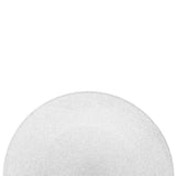 BAJO PLATO GLITTER 33 CM BLANCO