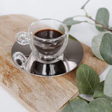 JUEGO 2 TAZAS CAFE 165ml THERMIC