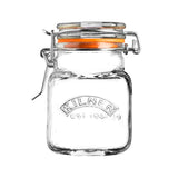 Frasco especiero clip cuadrado con tapa 70 ml Kilner