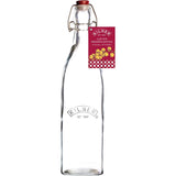 Botella de vidrio con tapa 500 ml color transparente Kilner